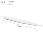 Arte Clavo новая серая губка для дизайна ногтей, полоска для маникюра, тонкая круглая поверхность, долговечная, много раз, Полировальный Инструмент