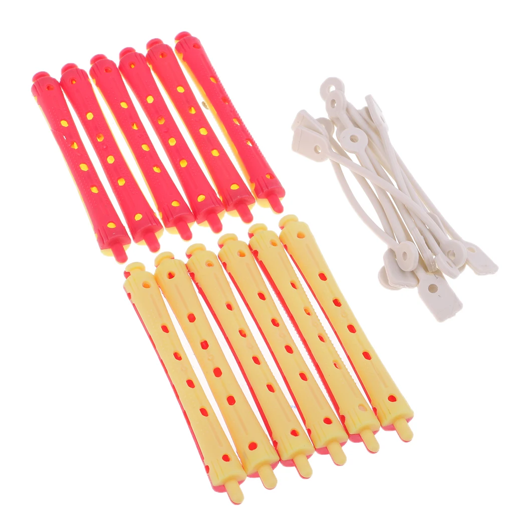 12 шт. щипцы для завивки волос набор сделай сам инструменты салона красоты резинка