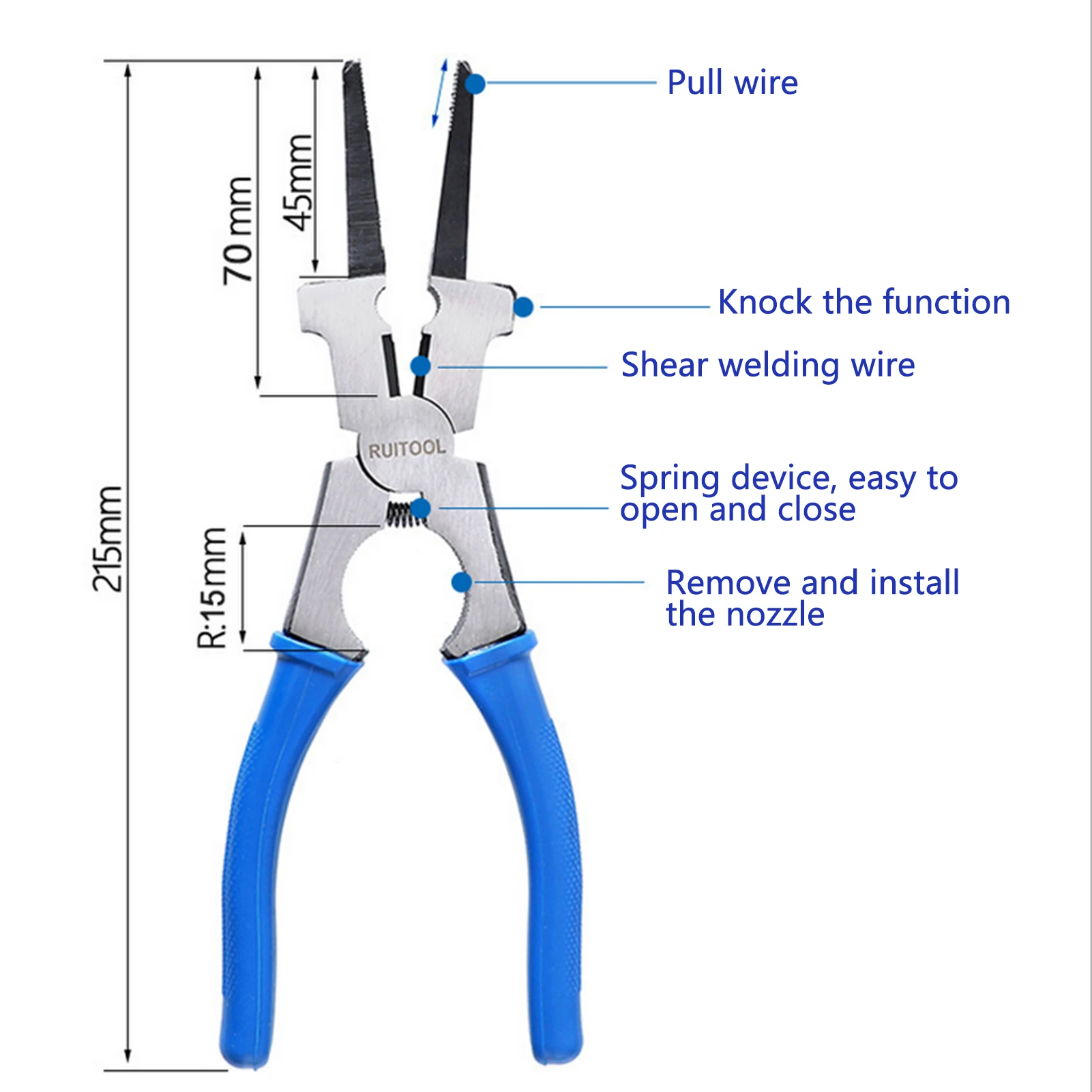 

Portable Welding Plier Multifunctional Welding Auxiliary Means