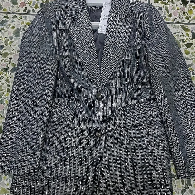 Блестящие блейзеры высокого качества корейская мода Женский однотонный