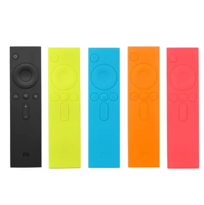 5pcs Soft Silicone TPU Protective Case Remote Colorful Rubber Cover for Xiaomi Control Mi TV Box | Дом и сад