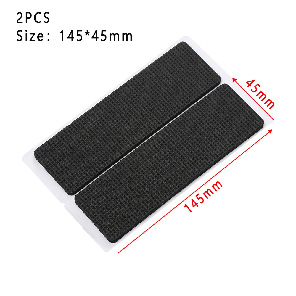 145X45mmX2pcs Мягкое утолщение крепление бампера фитинги самоклеющиеся геометрические формы пол протектор Противоскользящий коврик антиаварийный бампер мебель ног колодки - Цвет: 145X45mmX2pcs