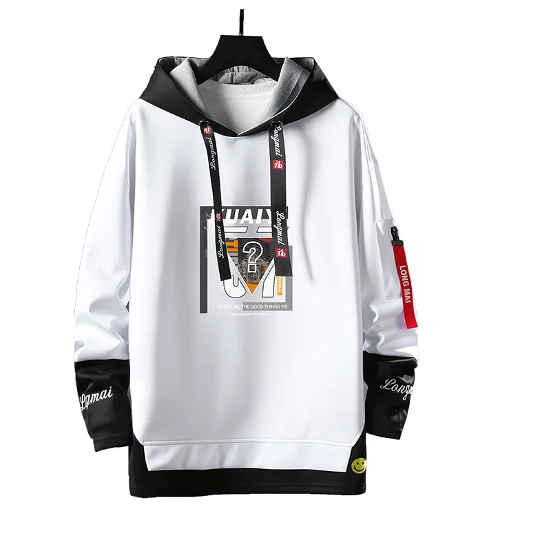 

Men Hoodies Oversized Hooded Sweatshirts Men Hood Streetwear 2020 Spring Autumn Casual Long Sleeve Pullover Men's Clothes