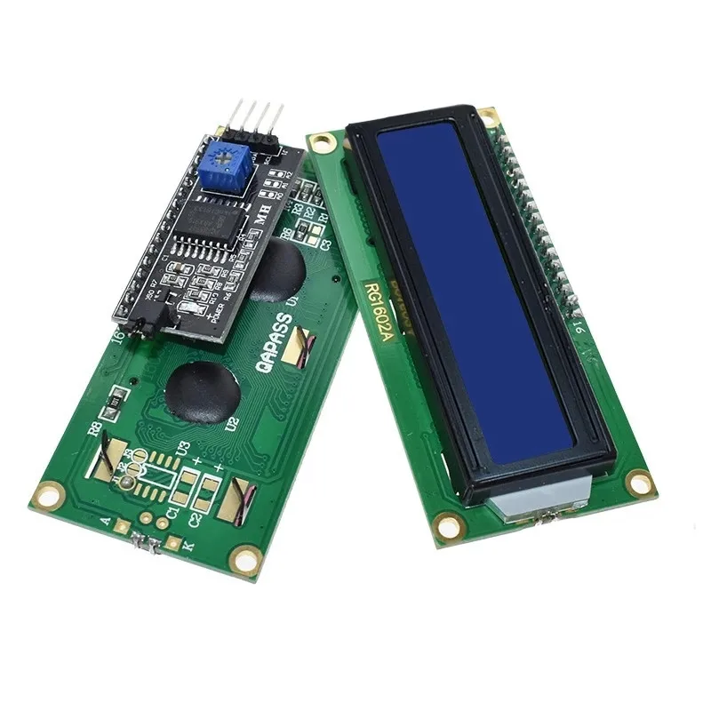 ЖК-экран 1602 дюйма модуль ЖКД синий IIC/I2C для arduino ЖК-дисплей UNO r3 mega2560 зеленый экран |