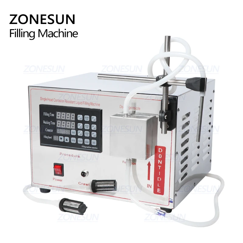 ZONESUN GZ-YG1 Автоматическая Магнитный насос из нержавеющей стали Машина Для Розлива
