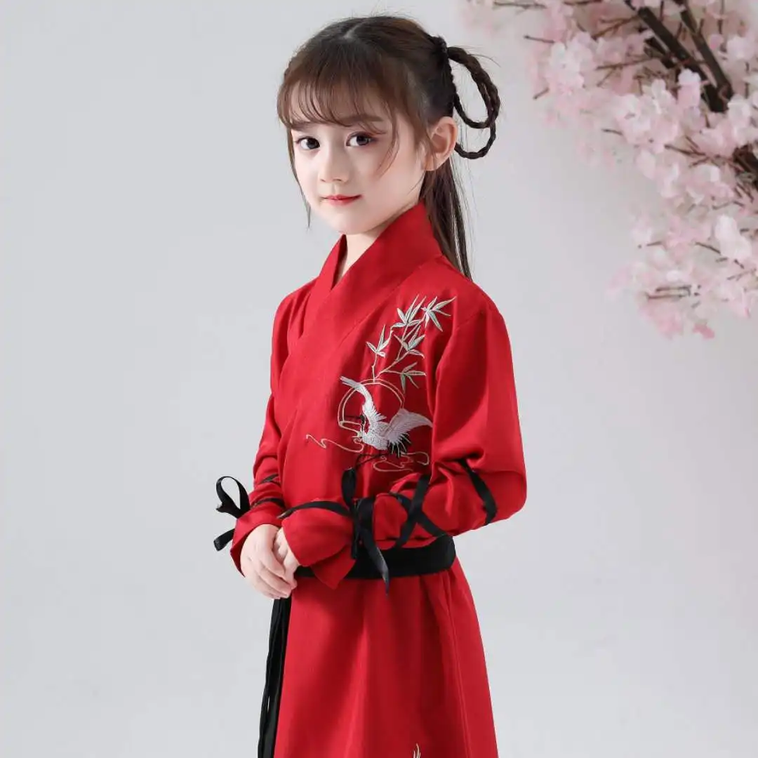 Hanfu платье детский Традиционный китайский национальный костюм народная древняя