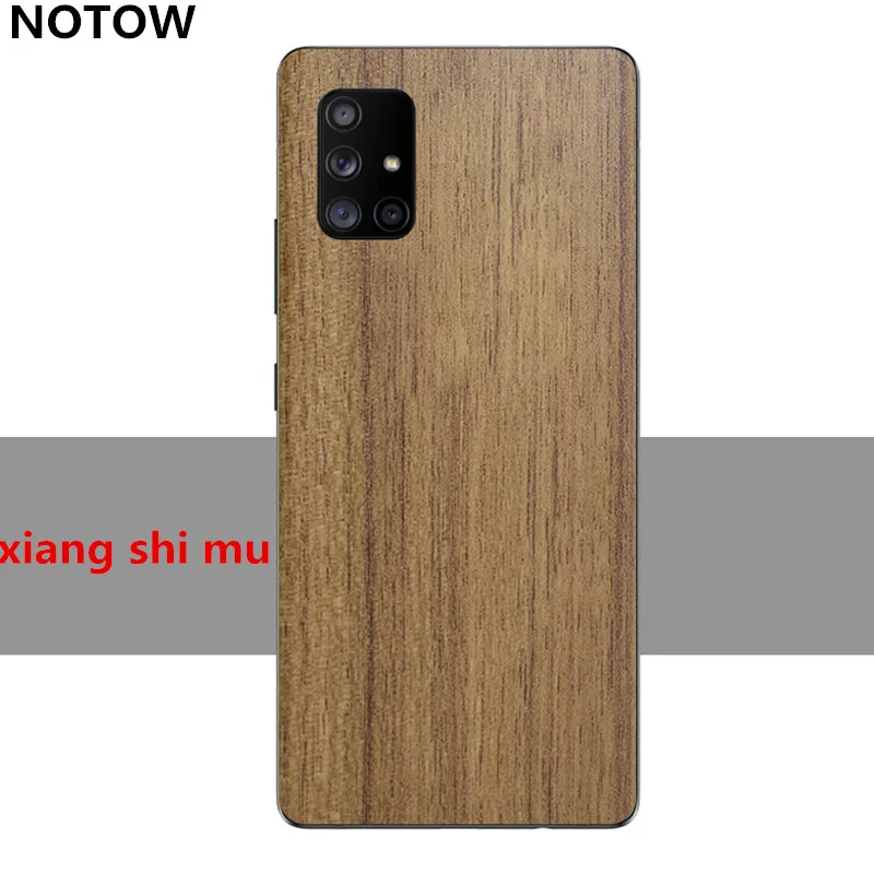 NOTOW роскошная деревянная защитная пленка на телефон заднюю панель для Samsung