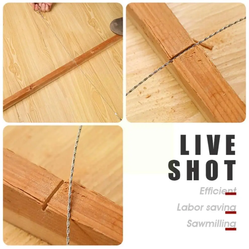 Многофункциональное портативное полотно спасательной цепной пилы стальная