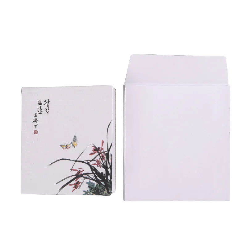 Поздравительная открытка для фестиваля средней осени 12 видов случайных цветов в