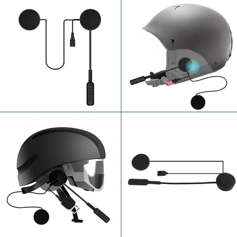 Новинка 2019 наушники для мотоциклетного шлема с защитой от помех беспроводная