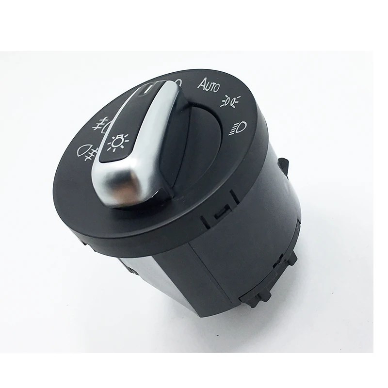 

For Golf Jetta MK5 MK6 GTI Passat B6 B7 CC Touran Tiguan Chrome Auto Headlight Switch Fog Head Light Lamp Knob 5ND 941 431 B