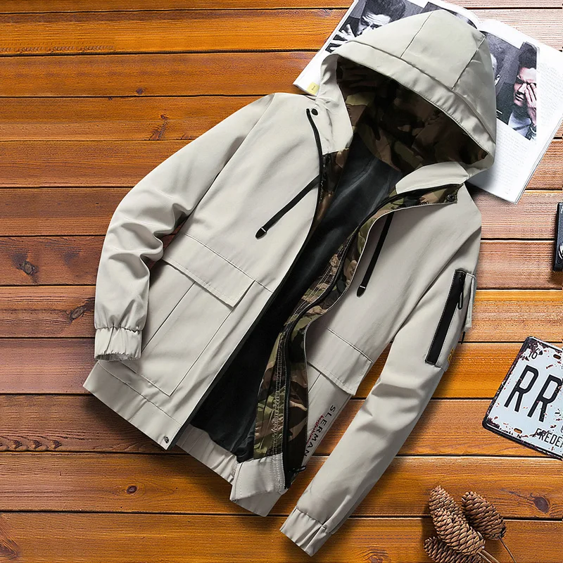 2019 осенне-зимняя куртка-бомбер мужская уличная верхняя одежда ветровка мужские s