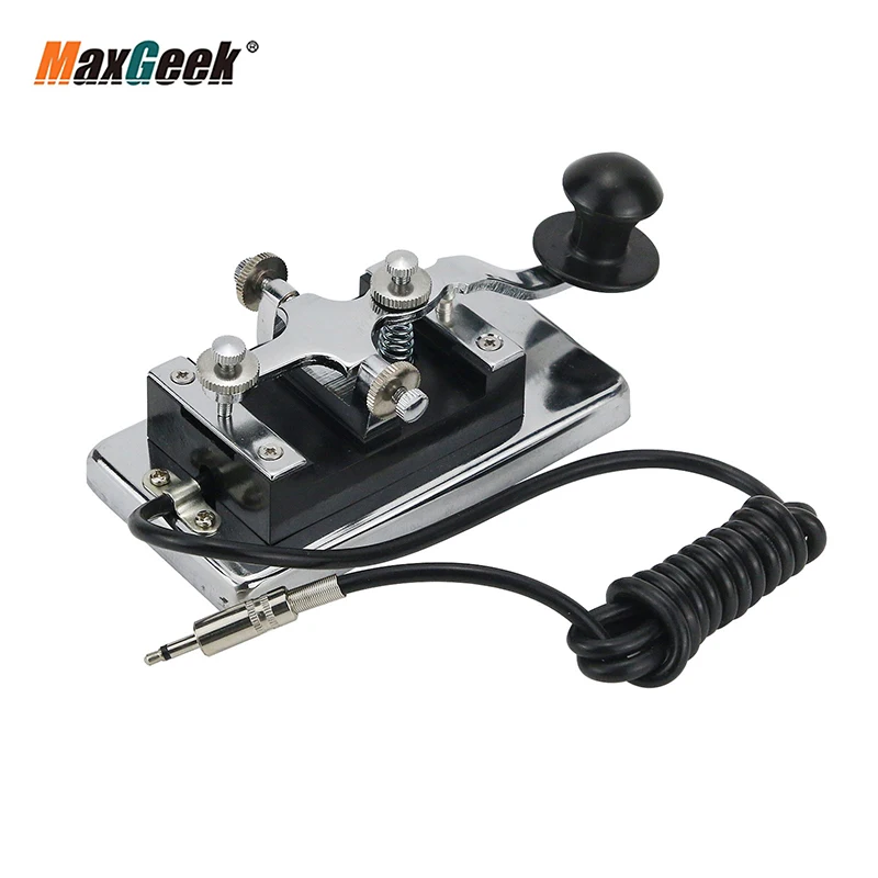 Maxgeek K4 ручной телескопический ключ Morse Key CW подходит для коротковолнового