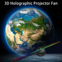 3d holographic projector fan 65cm with wifi control to transmit picture and video commercial display holographi projection light