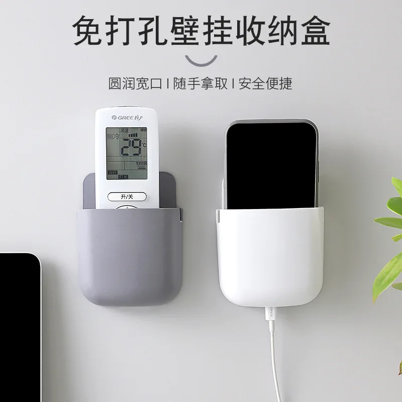 

Wall-Mounted Storage Box Remote Control Storage Box air Conditioning Remote Control TV Storage Box Phone Holder