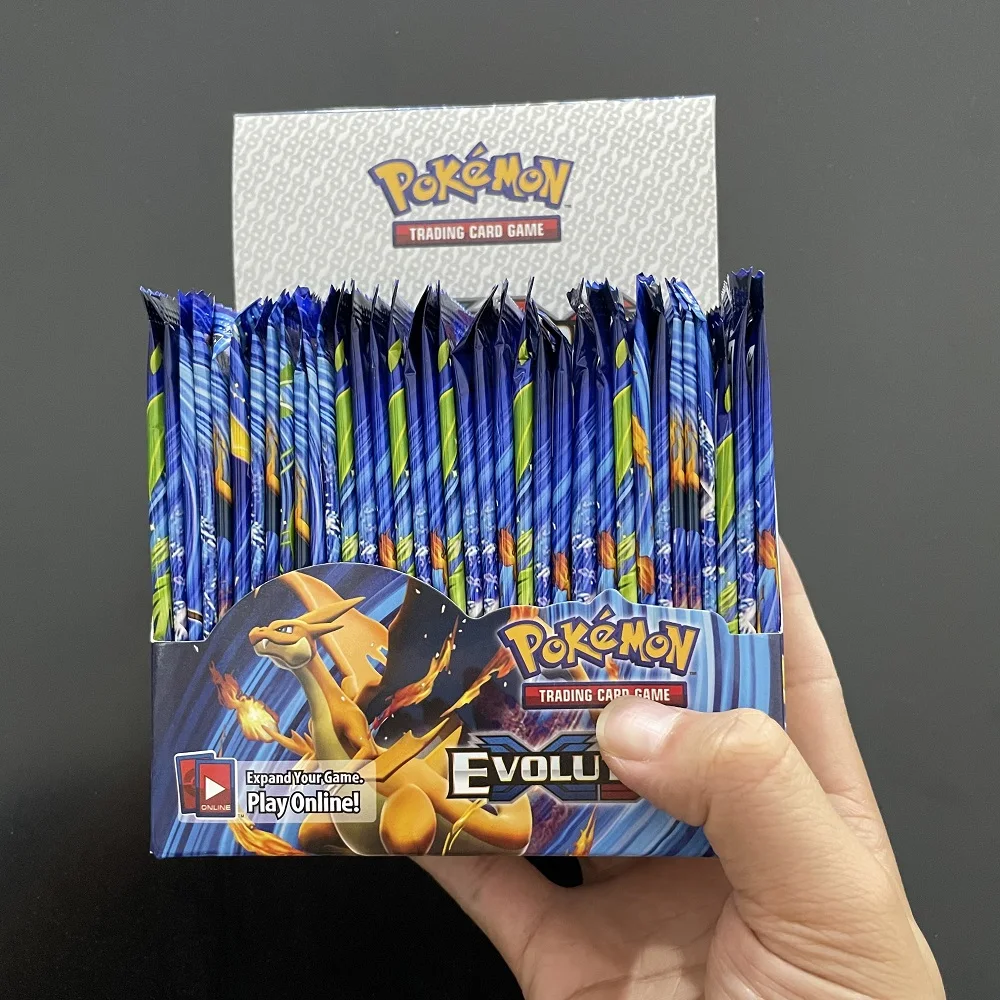 Cartas coleccionables de Pok&eacute;mon, caja de Cartas coleccionables, versi&oacute;n en ingl&eacute;s, 324 unids/caja-3