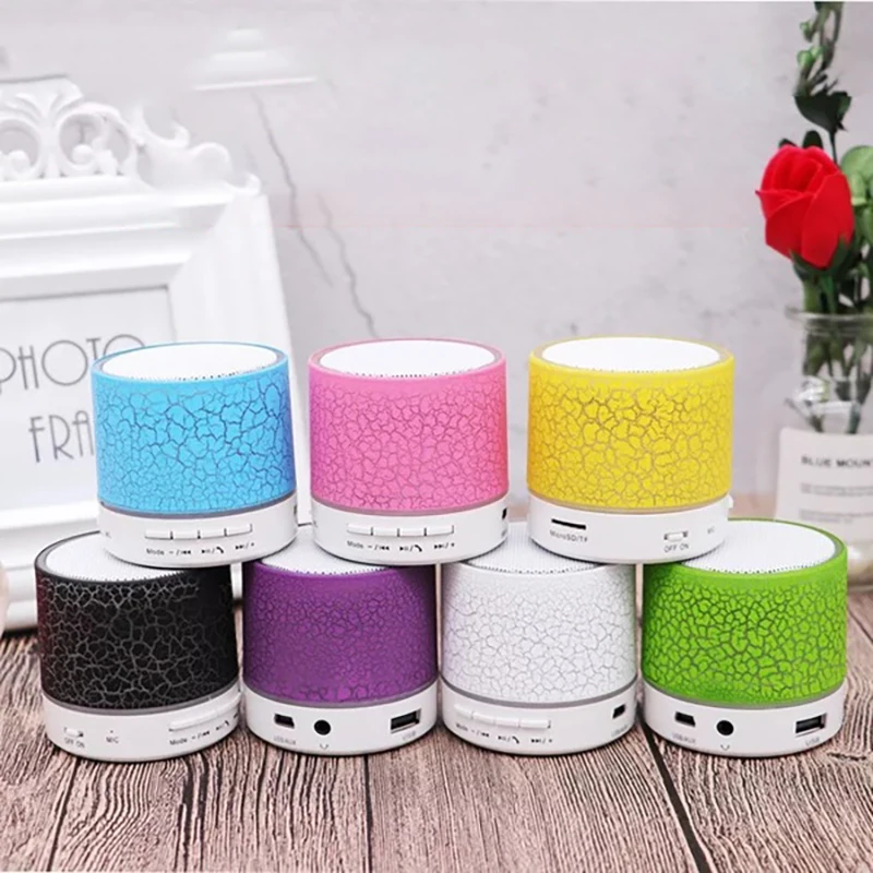 Bluetooth динамик светодиодный портативный мини беспроводной плеер USB Радио Mp3 музыка