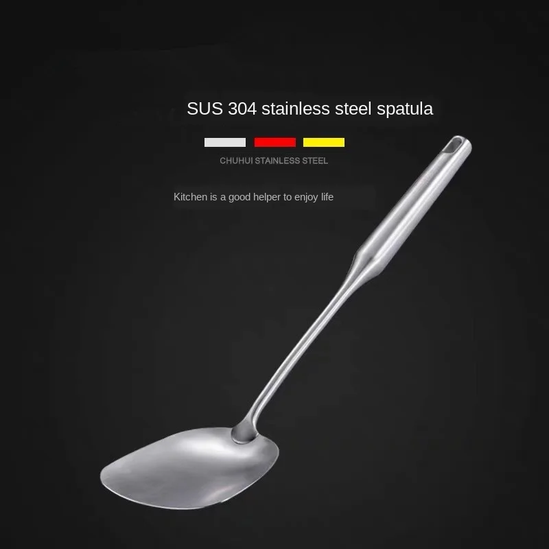 304 нержавеющая сталь шпатель кухонные принадлежности шлифовальная металлическая кулинарная лопатка ложка для жарки лопатки из нержавеюще...
