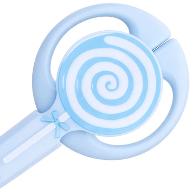 Милые портативные ножницы в виде леденцов безопасные канцелярские