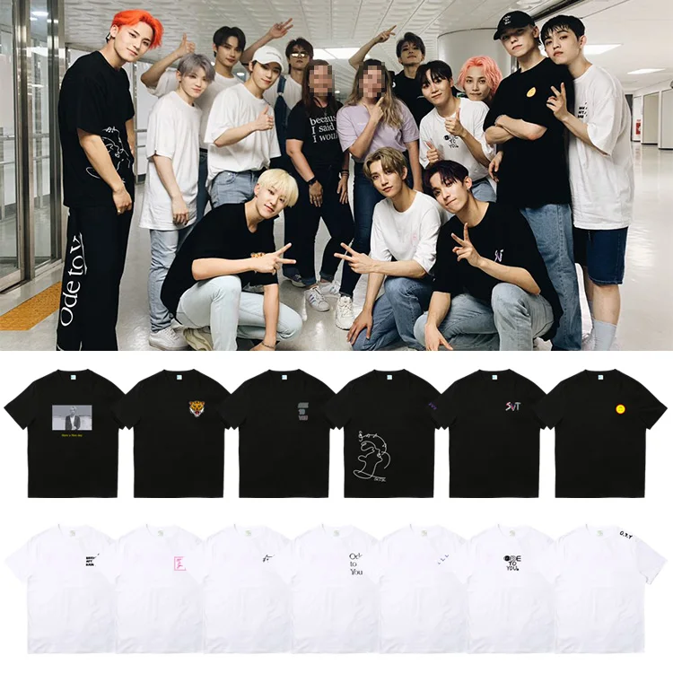 

Kpop SEVENTEEN World Tour Ode to You T-shirt Unisex Casual Crew Neck Tee Tops