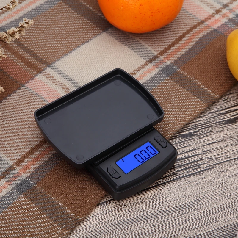 

Electronic Scales Pocket LCD Precision Jewelry Scale Weight Balan 100g,200g,300g,500g/0.01g,0.1g Digital Kitchen Scales Portable