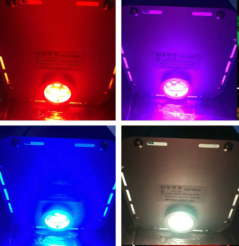 32 Вт RGB Мерцание светодиодный оптоволоконный светильник двигателя Алюминий 28key RF