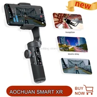 foldable 3 axis handheld gimbal stabilizer selfie stick for smartphone iphone xs max x samsung action camera aochuan smart xr