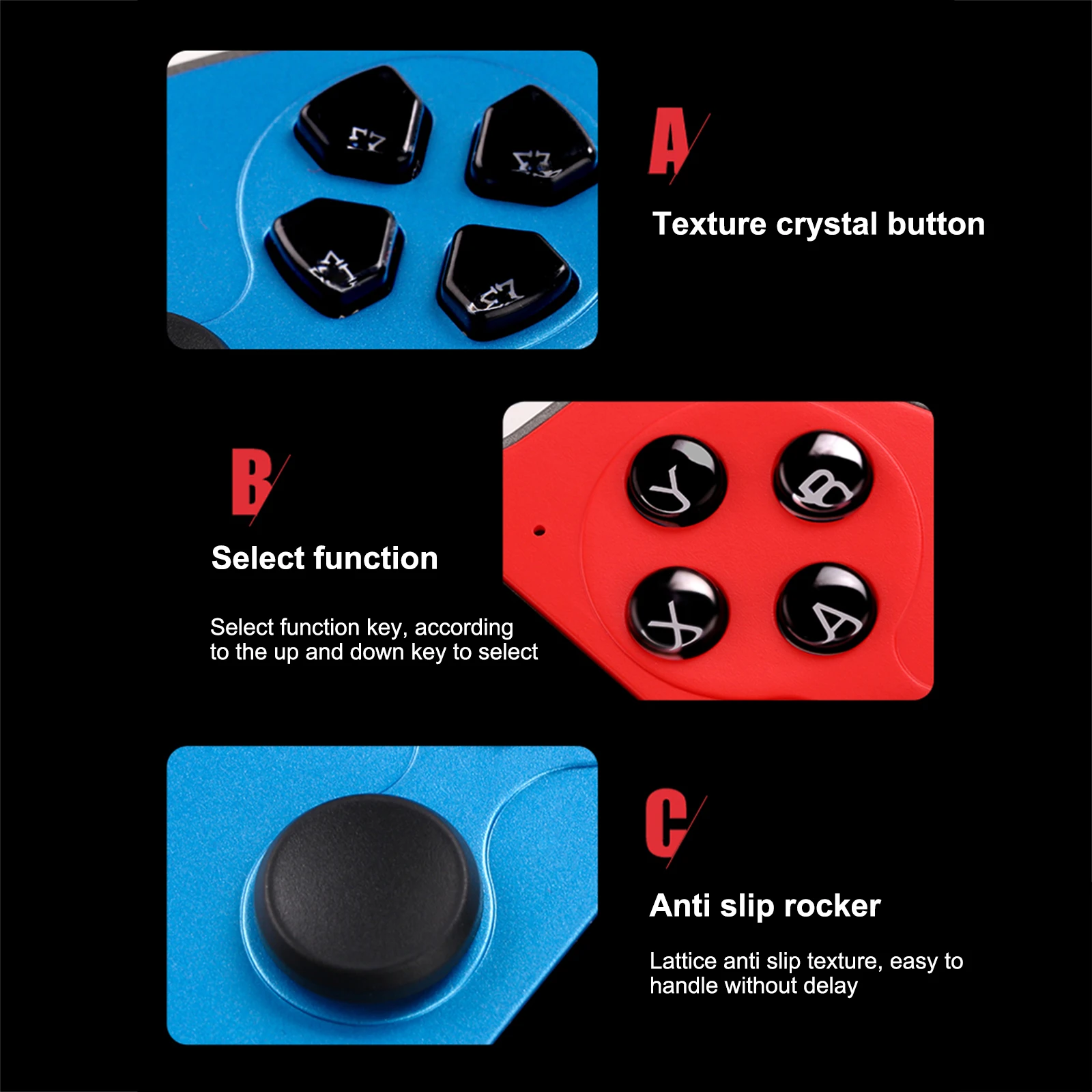 

X12 Plus Video Game Console 16GB Handheld Double Joystick 7 inch Game Controller Spupport AV Output TF Card Video Music E-book