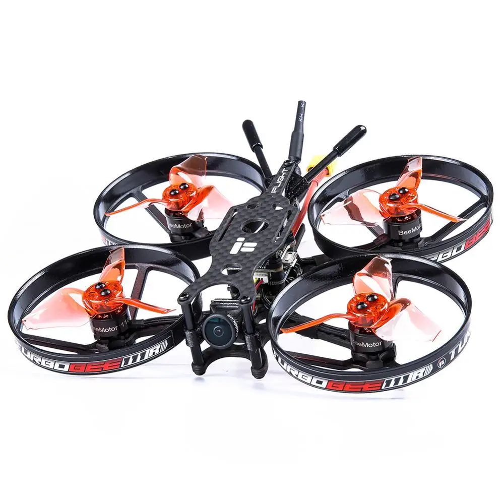 Iflight Turbobee 111r 111 мм 4S микро Fpv гоночный Дрон Bnf с Beemotor 1105 4500kv мотор/caddx Turbo Eos2 камера/emax 2327 реквизит