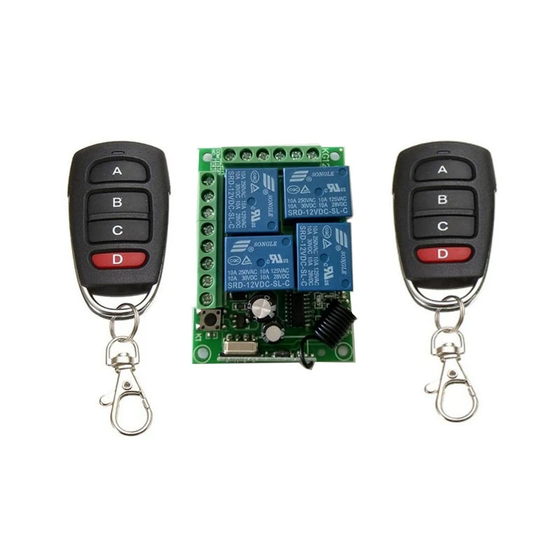 KTNNKG DC 12V 4CH беспроводной пульт дистанционного управления релейный модуль умный