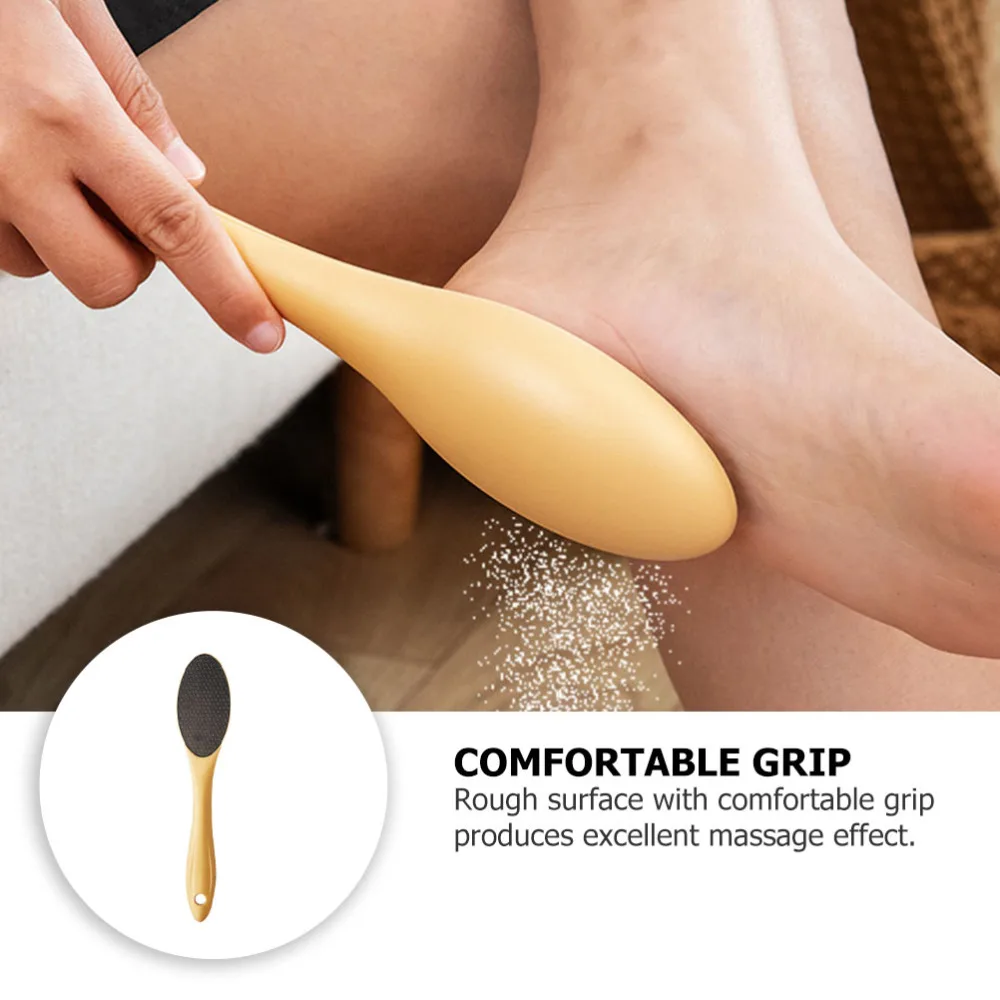 

1Pc Household Foot File Feet Scraping Board Foot Callus Remover Grinder (Golden)