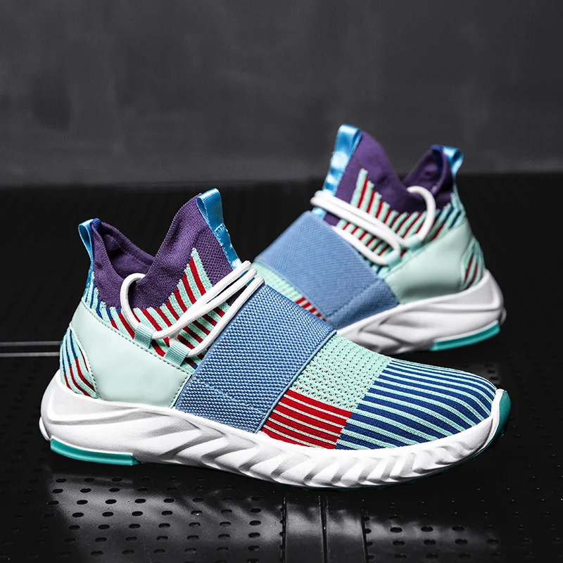 

2020 New Trend Men Socks Sports Shoes Light Breathable Hot Sale Running Shoes Comfortable Outdoor Non-slip Men Sneakers