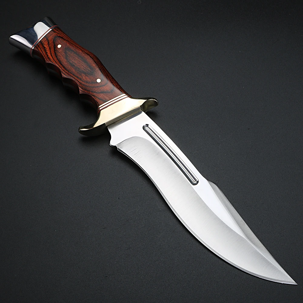 Outdoor knife camping hunting self-defense short straight survival high hardness military retired |