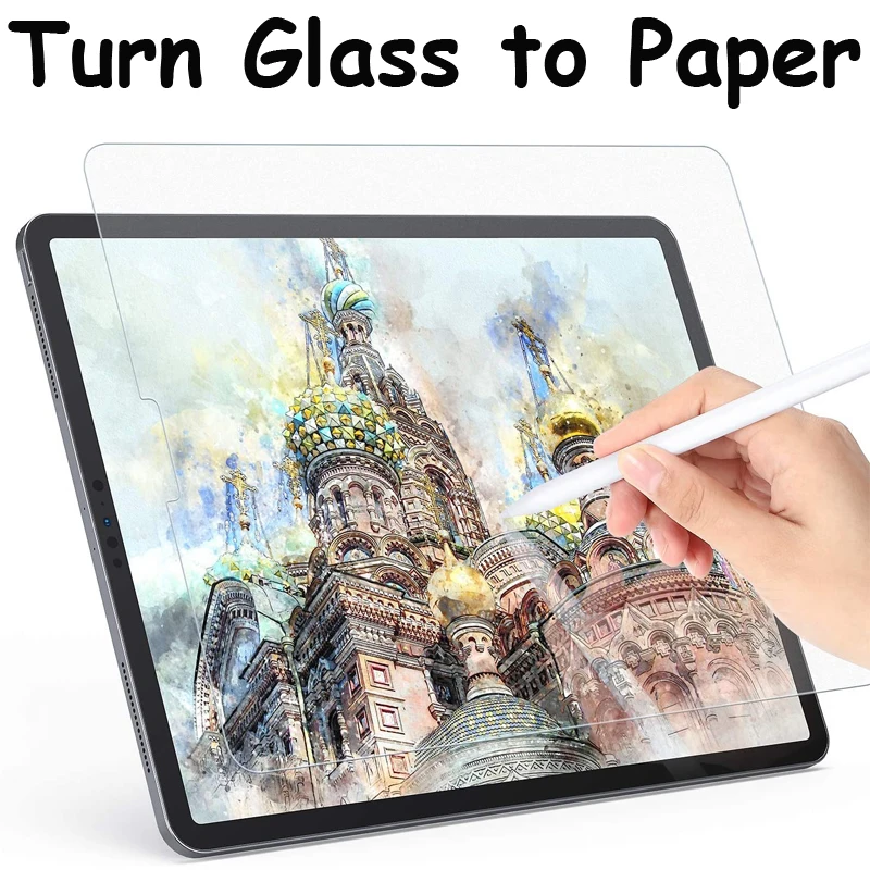 

Paper Feeling Film for iPad Mini 6 Soft PET Matte Screen Protector Turning Glass To Paper for Writing Sketching for iPad 11 10.5