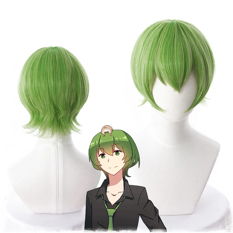Парик для косплея из аниме Берил и сапфир зеленая гарнитура робота реквизит на