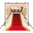 Фон для фотосъемки с изображением красной ковровой цветами индивидуальный фон для детской и свадебной день рождения вечерние Фотофон фон для фото