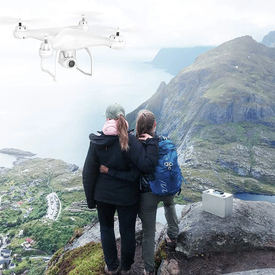 Potensic T25 Радиоуправляемый Дрон 1080P Wifi FPV HD камера высота удерживает один ключ