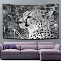 cheetah tapestry sofa living room bedroom tapestry decoration leisure room background tapestry