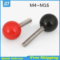 bakelite ball lever knob screw copper insert machine tool replacement ball knobs thread black red m4 m5 m6 m8 m10 m12 m16