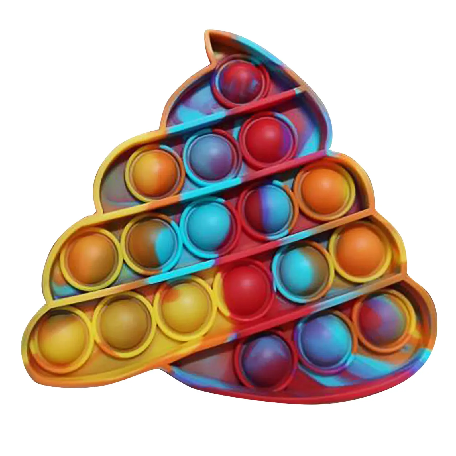 

New Push Bubble Fidget Sensory Toy Adult Decompression Toy Child Deformation Rope Perfect For Stress Kids To Play Toys Random