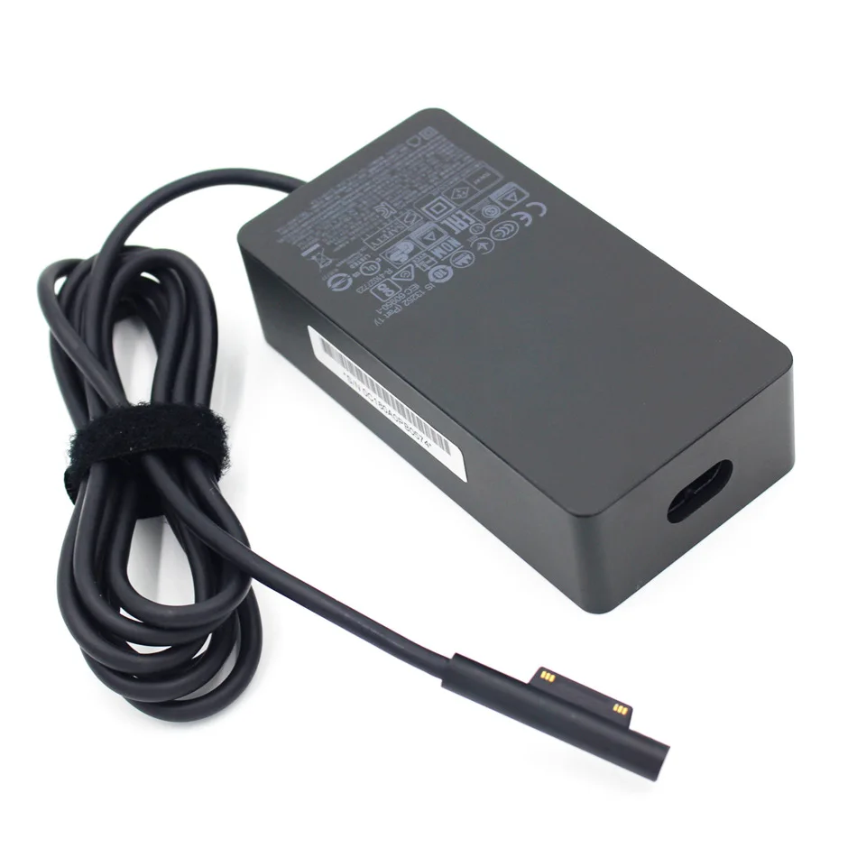 Адаптер переменного тока 44W 15V 2.58A Питание ноутбук Зарядное устройство для Microsoft