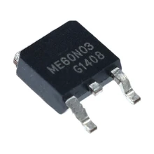 10ชิ้น/ล็อต60N03 ME60N03L ME60N03A FQD60N03L ME60N03 TO-252 N-Channel Logic Level MOSFETs