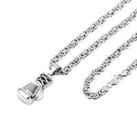 new 316l stainless steel snake chain fist pattern pendant nacklace for women men 2021 fashion jewelry gifts