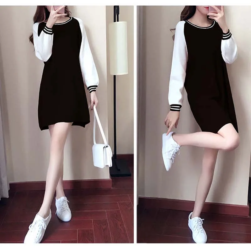 

New Hoodie Women Dress Casual Hooded Pocket Long Sleeve Pullover Sweatshirt Women Fashion Hooded Autumn Winter