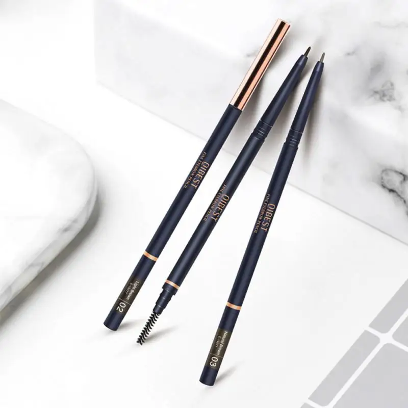 

4 Color Sketch Eyebrow Pen Natural Long Lasting Not Blooming Eyes Brow Pencil Waterproof Sweatproof No Fading Fine Tip TSLM1