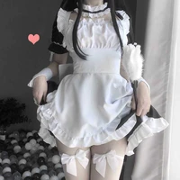 cosplay animine maid outfit dress female japanese cute girl kawaii lolita skirt woman waitress uniform suit sexy costumes set