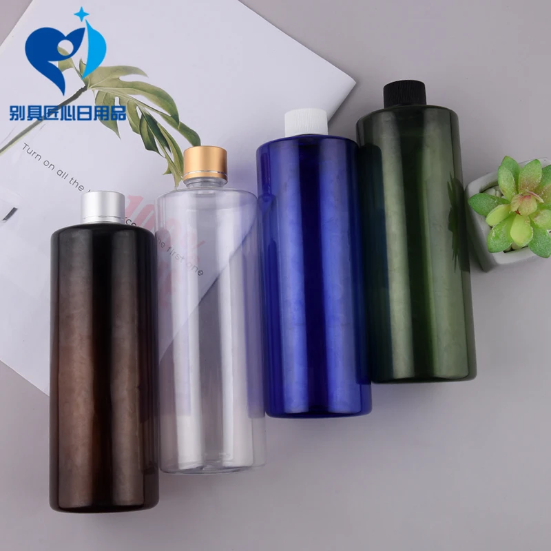 Косметическая многоразовая бутылка 500 мл с колпачком для колы