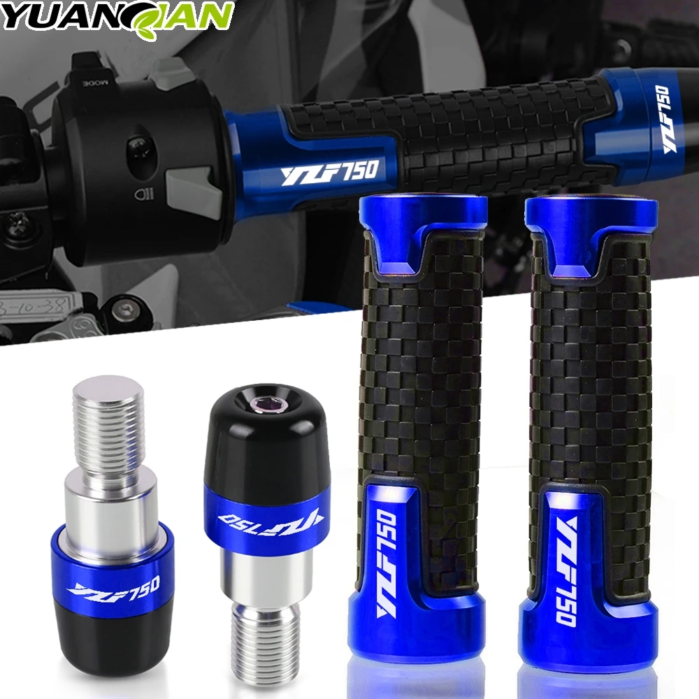 

Motorcycle Accessories 7/8" 22MM Handlebar Hand Grips Handle Bar End Cap For YAMAHA YZF750 YZF 750 YZ F 750 2017 2018 2019 2020