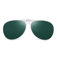 round polarized clip on sunglasses fashion pilot women men filp up sunglasses uv400