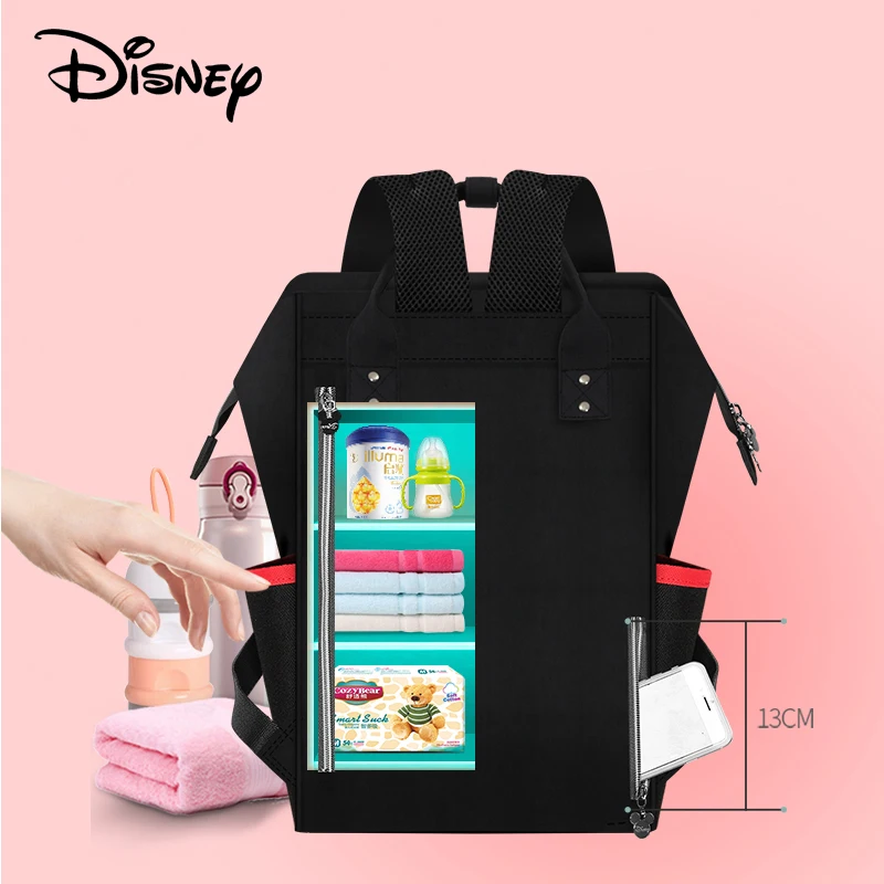 Disney Fashion Mummy Maternity Сумка Многофункциональная пеленка сумка рюкзак подгузник Детская сумка с лямками для коляски для ухода за ребенком 46462